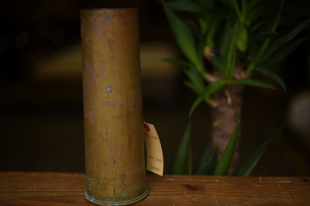 103905 ヴィンテージ　ブラス大型薬莢　真鍮製　大砲　砲弾