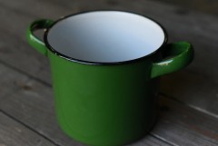 103840 ヴィンテージ ホーロー製　ミルクパン　　ホットポット　鍋　MADE IN ENGLAND　英国|キッチン雑貨|テーブルウェア/ホーム・キッチン雑貨