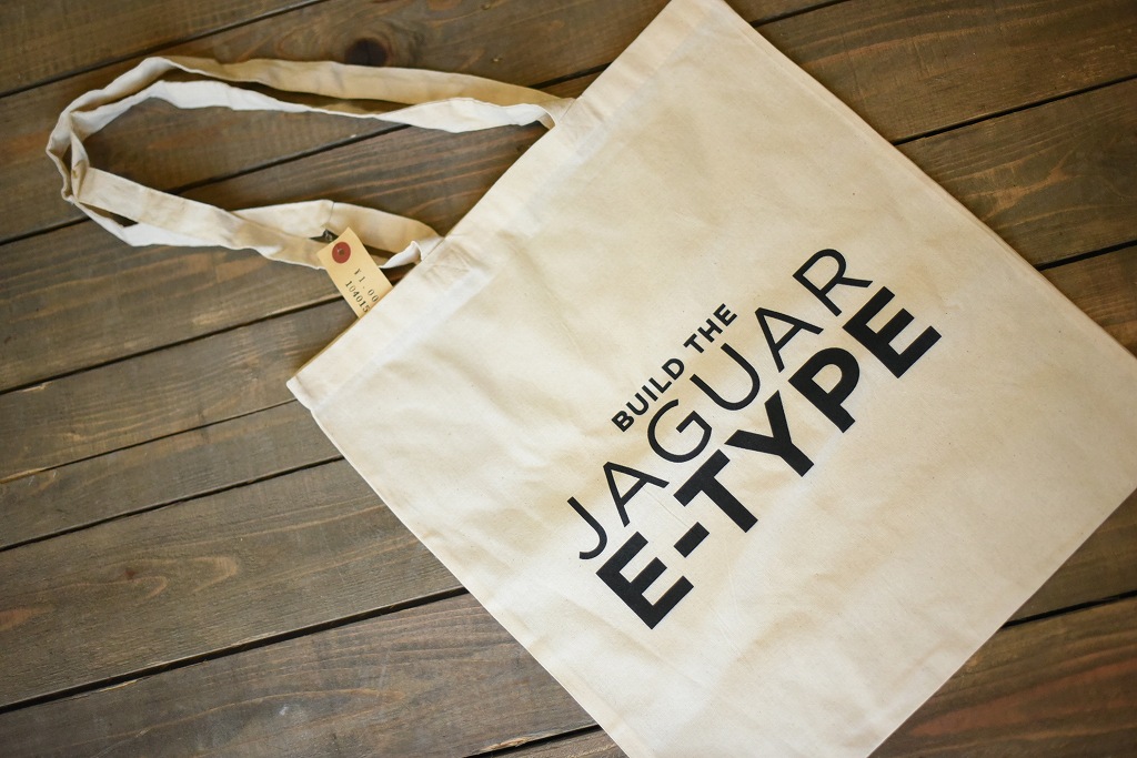 104015 ジャガー　ジャグアー「JAGUAR E-TYPE」 トートバッグ MADE IN ENGLAND