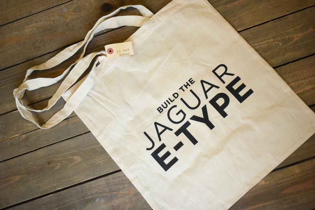 104009 ジャガー　ジャグアー「JAGUAR E-TYPE」 トートバッグ MADE IN ENGLAND