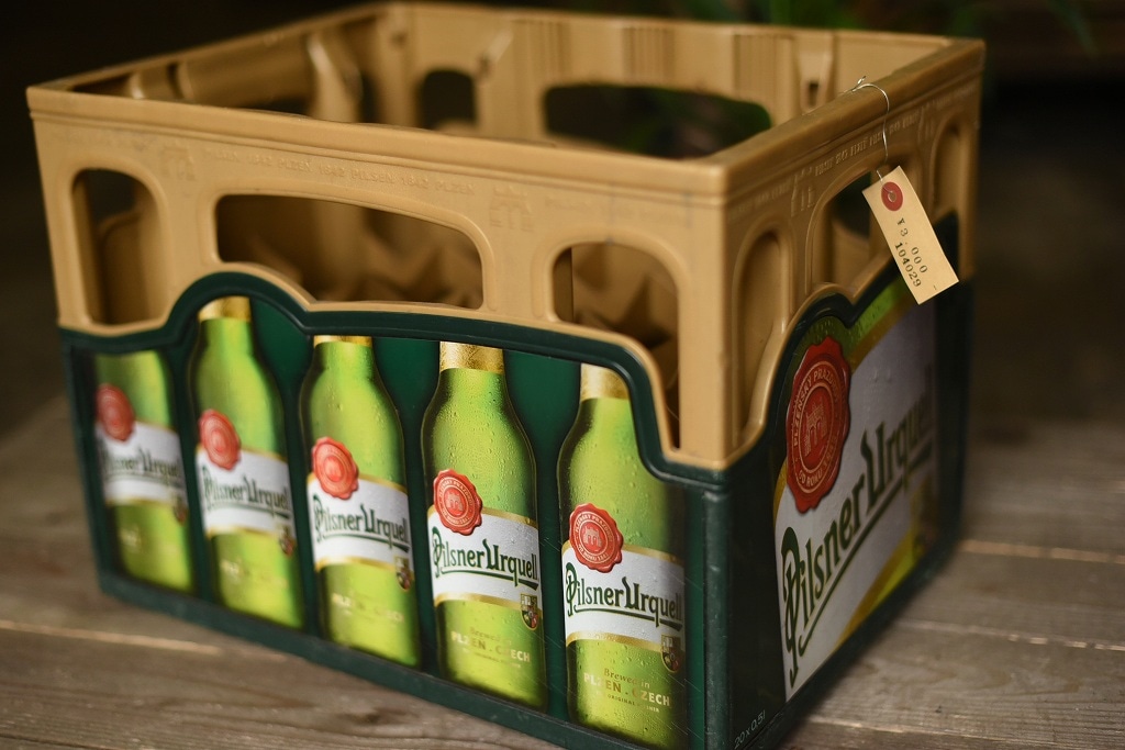 104029 ヴィンテージ　ボトルラック　空き瓶回収ラック　英国