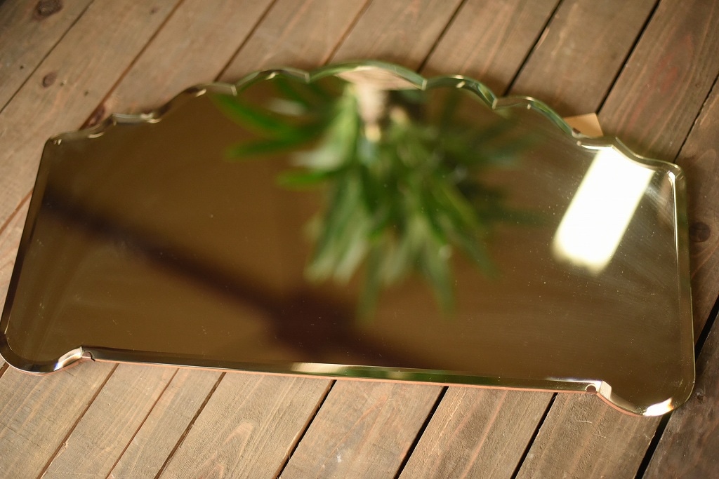 104035 ヴィンテージ　大型　　ミラー