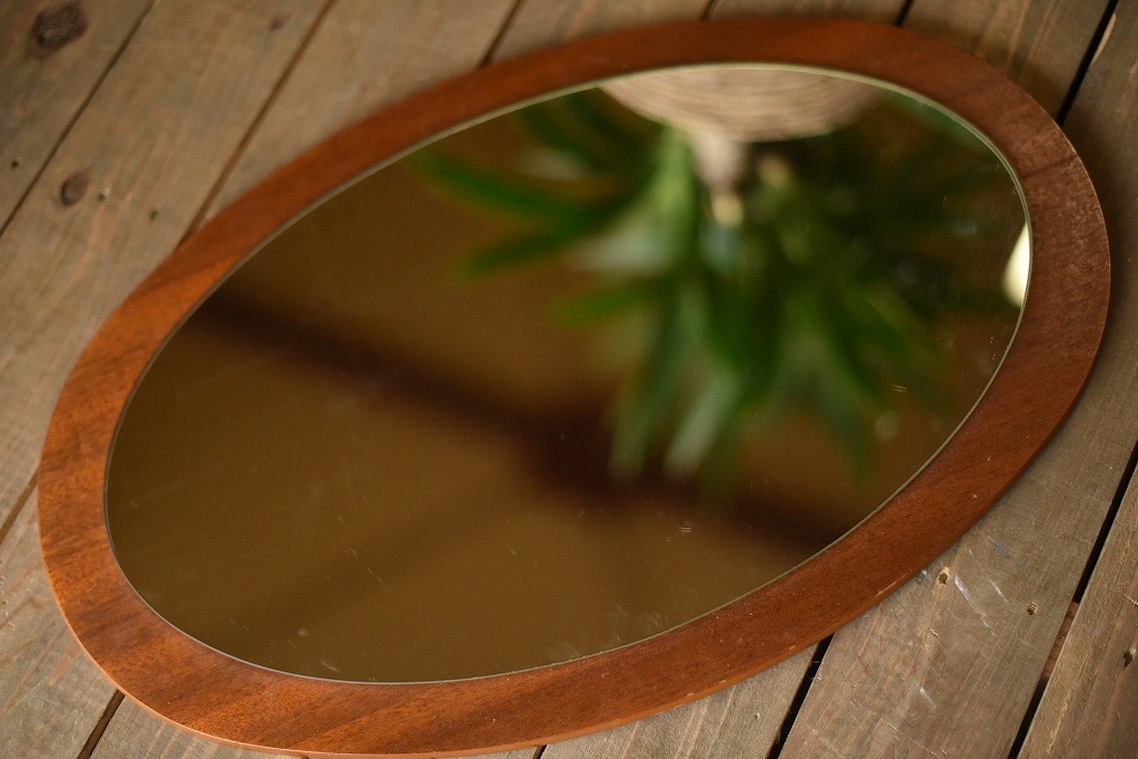 104085 ヴィンテージ　オーバル　ミラー