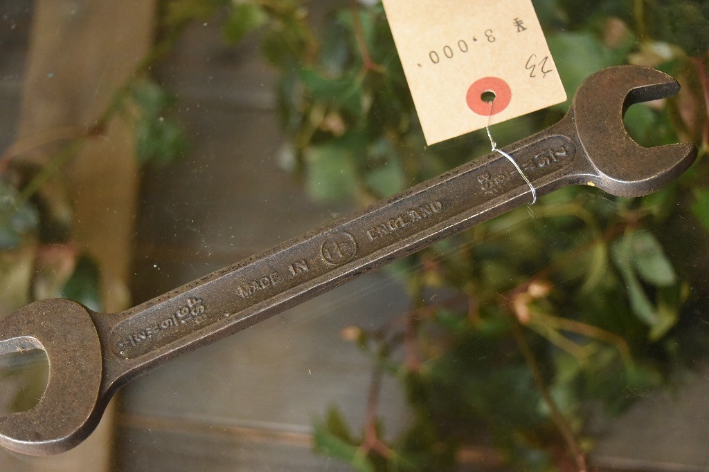 104392 UK ヴィンテージ　スパナ　ツール　英国 MADE IN ENGLAND