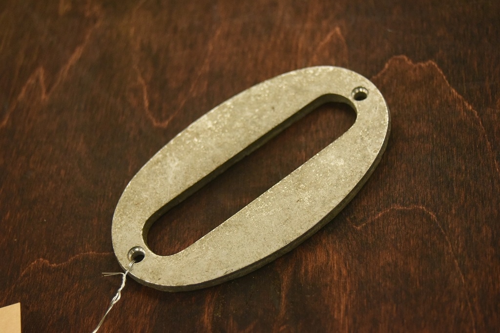 104445 ヴィンテージ　　アルミ製　ナンバープレート　英国 MADE IN ENGLAND