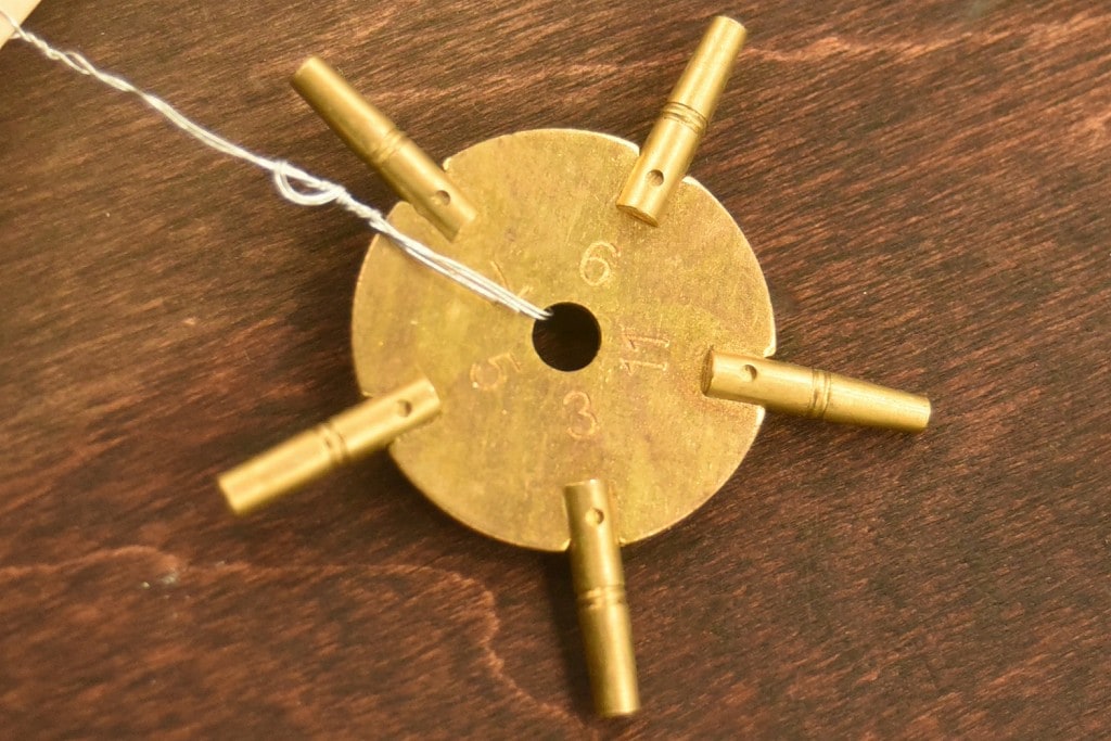 104460 ヴィンテージ　　真鍮製　ミニスクエアスレンチ　四角レンチ　ブラス　英国 MADE IN ENGLAND