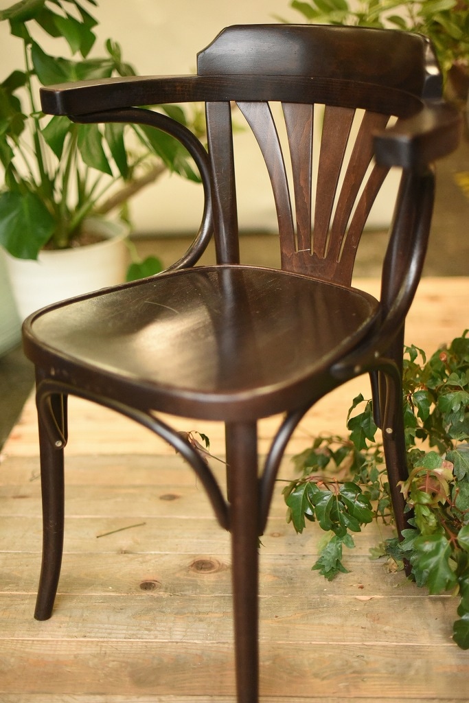 104578　ARM CHAIR No.25　321025　USED TON CHAIR　中古