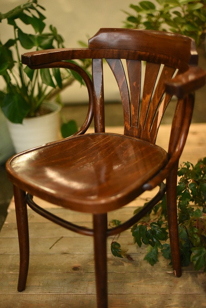 104579　ARM CHAIR No.25　321025　USED TON CHAIR　中古