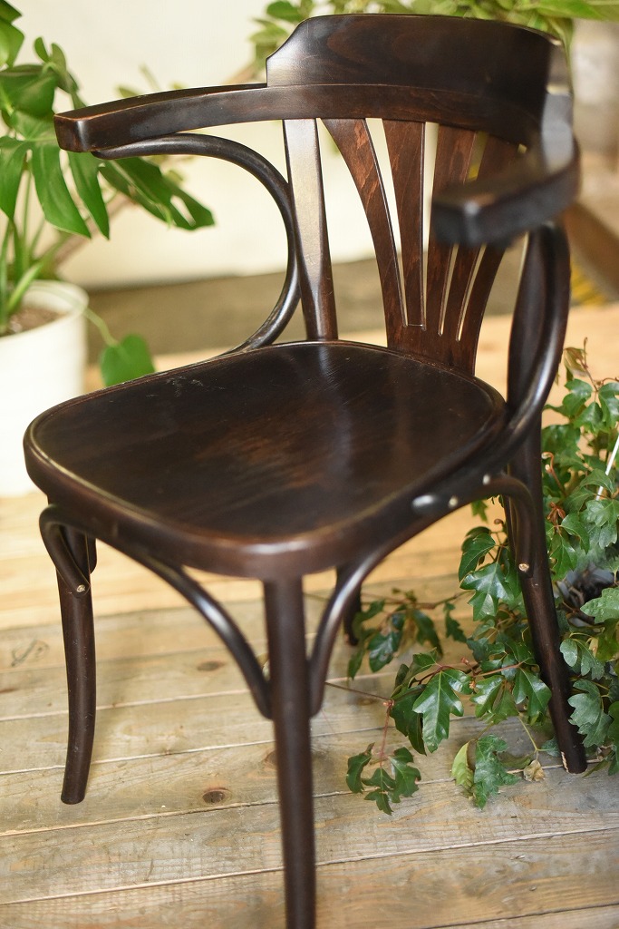 104583　ARM CHAIR No.25　321025　USED TON CHAIR　中古