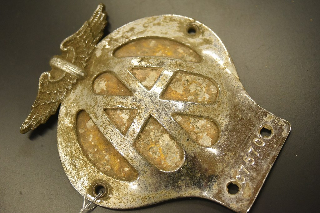 104662 ヴィンテージ　AA 「Automobile Association」 カーバッチ エンブレム　