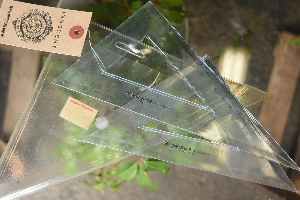 104812 ヴィンテージ　「STAEDTLER」ステッドラー　 三角定規　ドイツ製 MADE IN GEAMANY　
