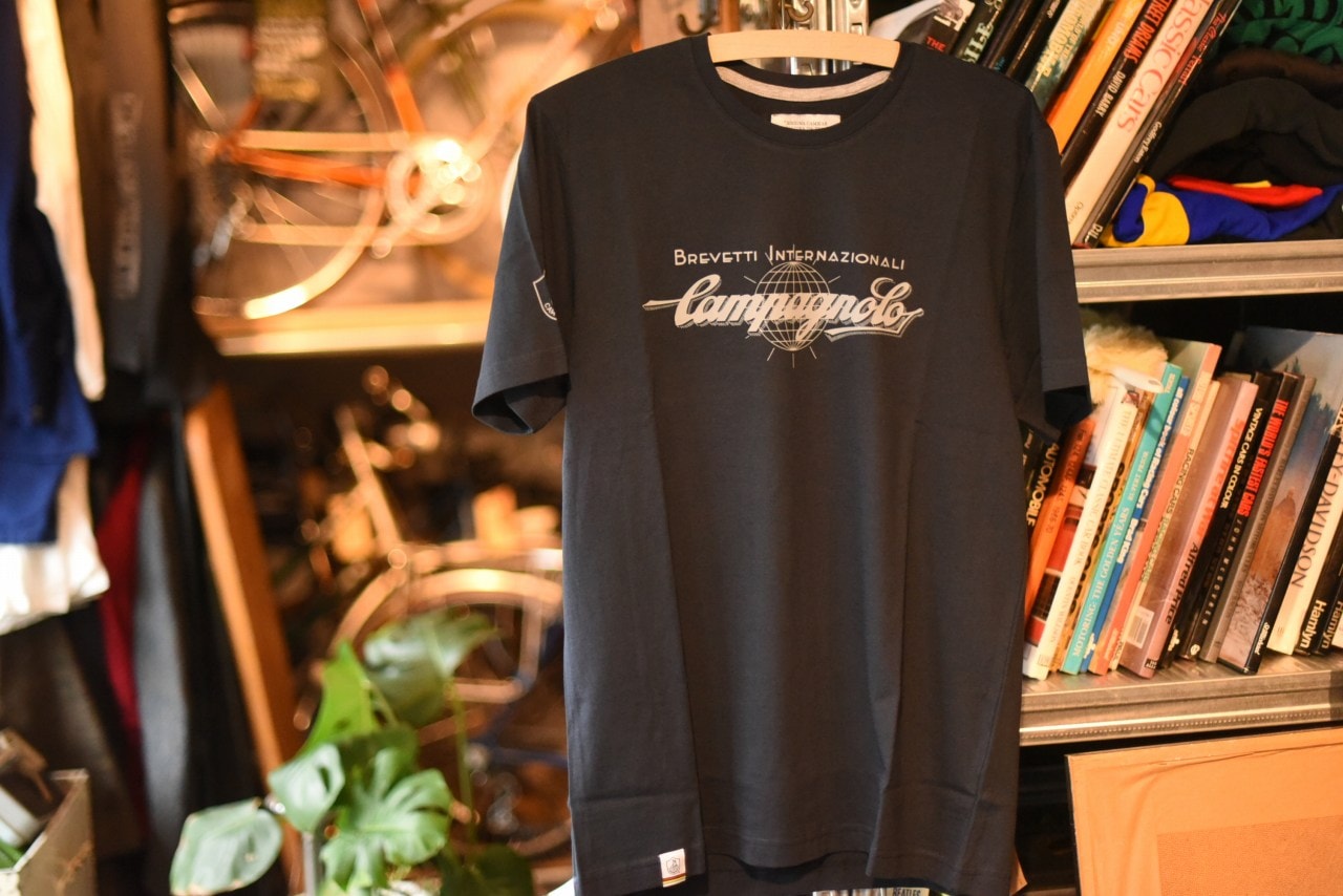 ネイビー S 国内未発売　カンパニョーロ  クラシック Ｔシャツ　CAMPAGNOLO