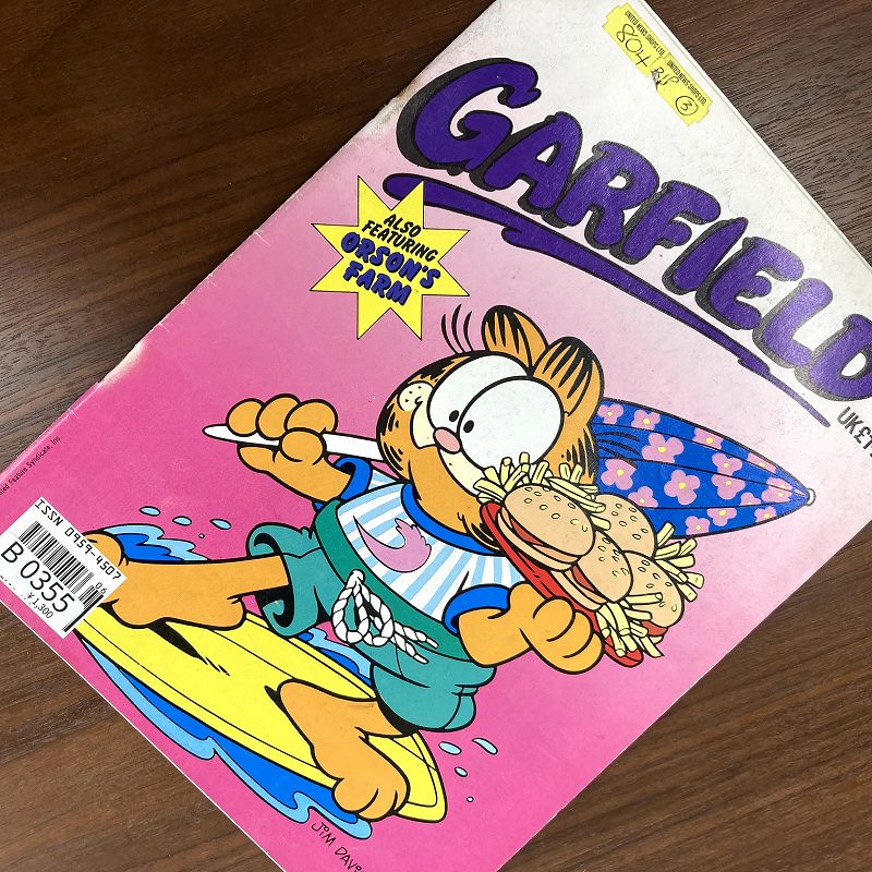 B0355 「GARFIELD」 ガーフィールド　コミック　 古本　雑誌