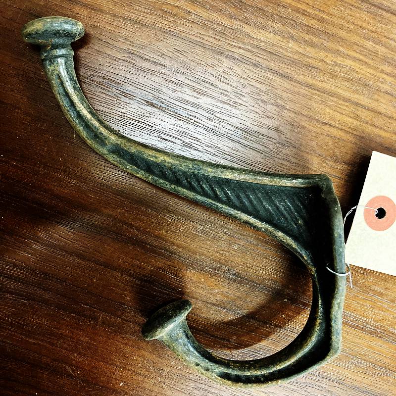 104641 ヴィンテージ アイアンフック ウォールハンガー コートフック