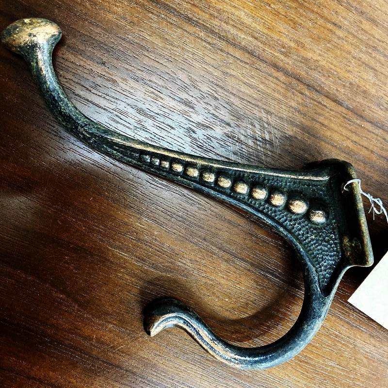 104636 ヴィンテージ アイアンフック ウォールハンガー コートフック