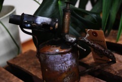 105296 「PRIMUS」　B.A.HJORTH プリムス　ブラス　トーチ　バーナー　ブロートーチ　コンロ　キャンプ　真鍮　MADE IN　SWEDEN|ヴィンテージ雑貨|ガレージグッズ　