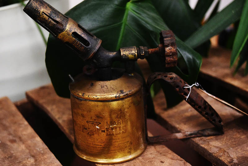 105302  「PRIMUS」 B.A.HJORTH プリムス　ブラス　トーチ　バーナー　ブロートーチ　コンロ　キャンプ　真鍮　MADE IN　SWEDEN