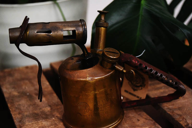 105301 「OPTIMUS」 No.406  オプティマス　ブラス　トーチ　バーナー　ブロートーチ　コンロ　キャンプ　真鍮　MADE IN　SWEDEN