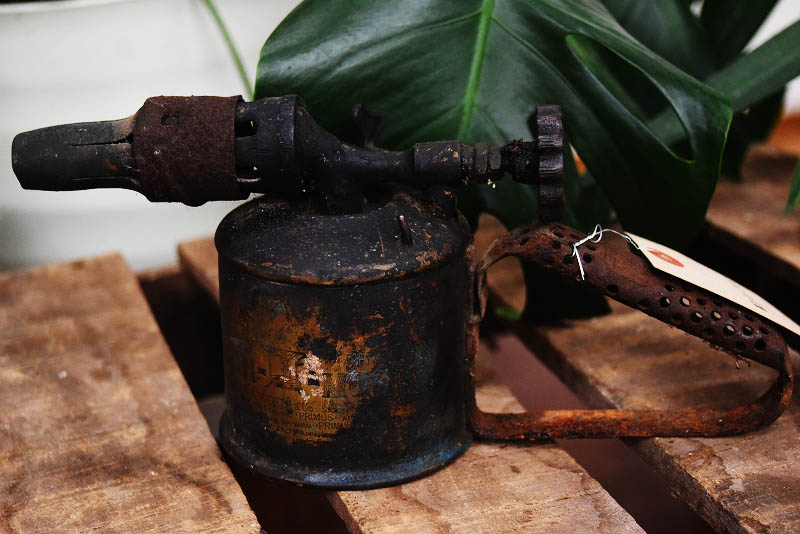 105303  「PRIMUS」 B.A.HJORTH プリムス　ブラス　トーチ　バーナー　ブロートーチ　コンロ　キャンプ　真鍮　MADE IN　SWEDEN