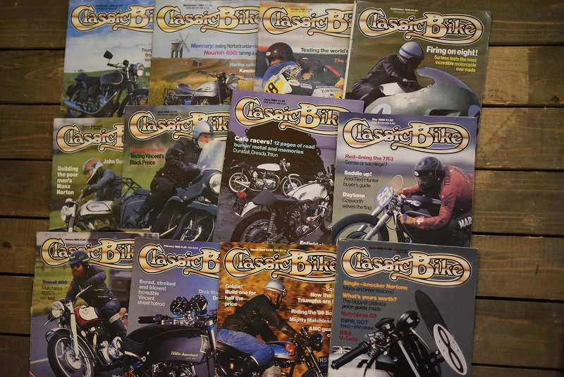 B0864 「Classic Bike」 クラシックバイク　12冊セット　ヴィンテージ　モーターサイクル誌　古本　雑誌