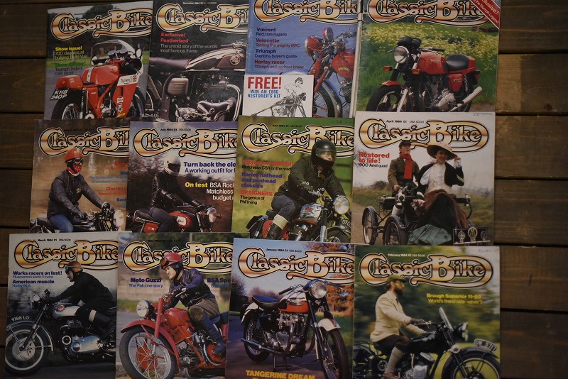 B0876 「Classic Bike」 クラシックバイク　12冊セット　ヴィンテージ　モーターサイクル誌　古本　雑誌