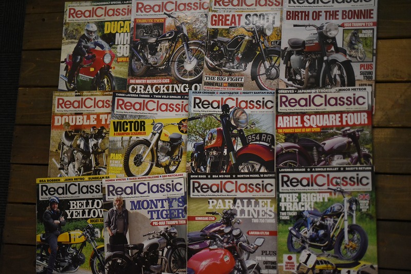 B0878 「Real Classic」 リアルクラシック　12冊セット　ヴィンテージ　モーターサイクル誌　古本　雑誌