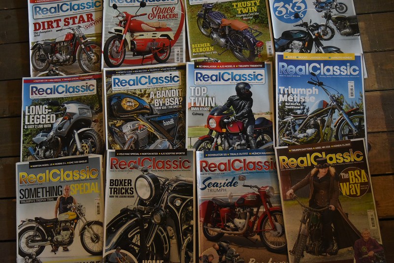 B0885 「Real Classic」 リアルクラシック　12冊セット　ヴィンテージ　モーターサイクル誌　古本　雑誌