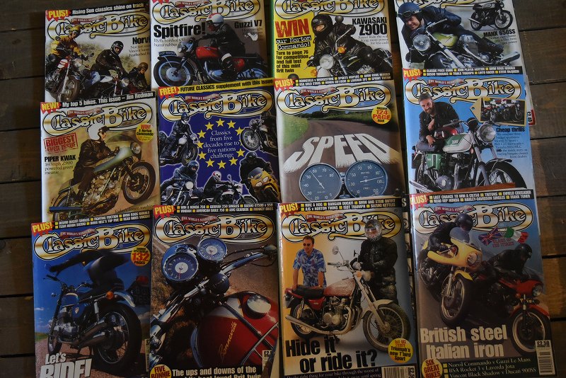 B0888 「Classic Bike」 クラシックバイク　12冊セット　ヴィンテージ　モーターサイクル誌　古本　雑誌