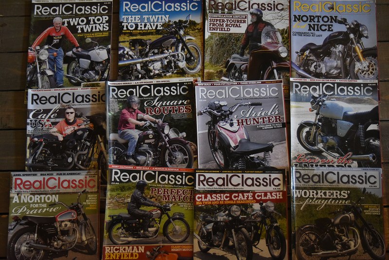 B0891 「Real Classic」 リアルクラシック　12冊セット　ヴィンテージ　モーターサイクル誌　古本　雑誌