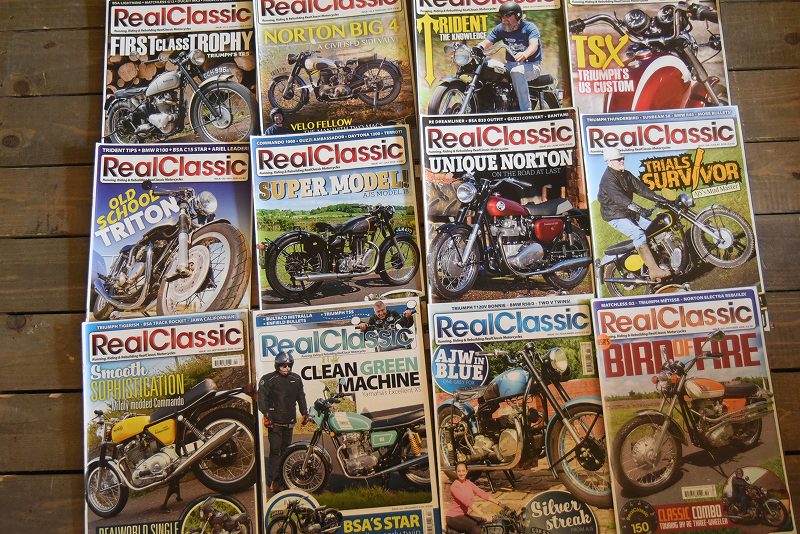 B0892 「Real Classic」 リアルクラシック　12冊セット　ヴィンテージ　モーターサイクル誌　古本　雑誌