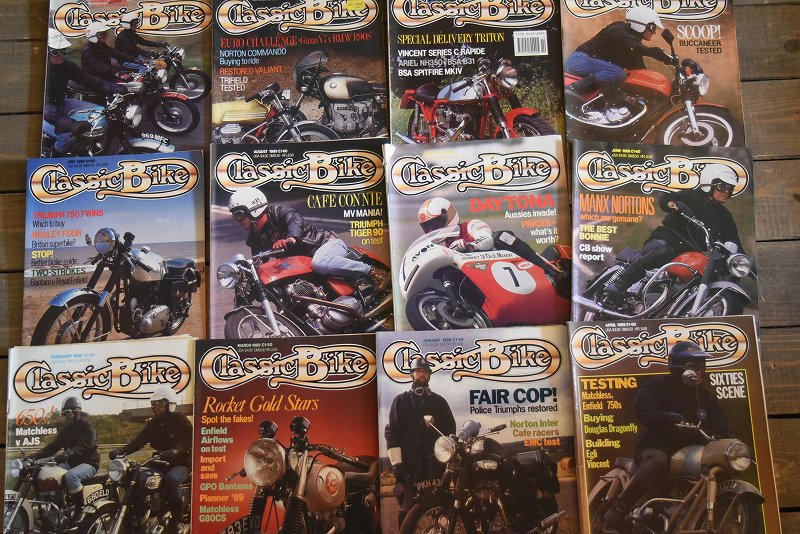 B0894 「Classic Bike」 クラシックバイク　12冊セット　ヴィンテージ　モーターサイクル誌　古本　雑誌