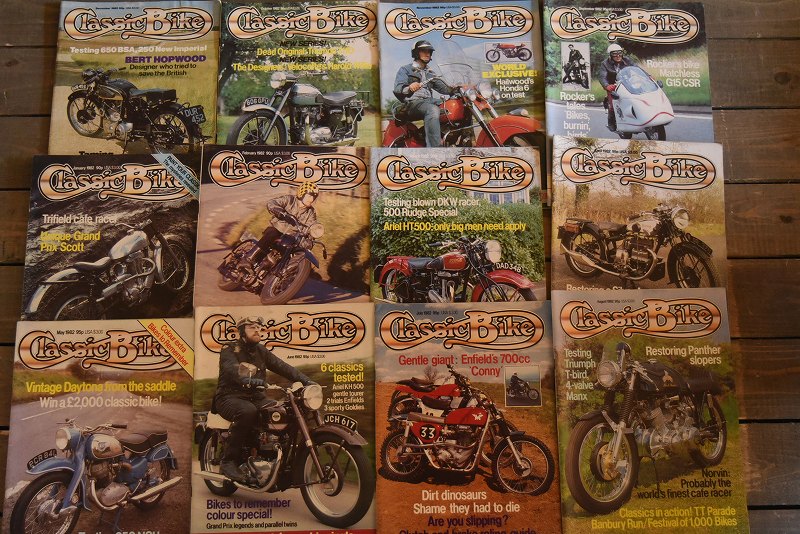 B0900 「Classic Bike」 クラシックバイク　12冊セット　ヴィンテージ　モーターサイクル誌　古本　雑誌