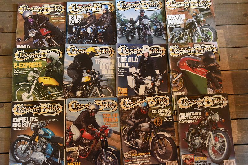 B0903 「Classic Bike」 クラシックバイク　12冊セット　ヴィンテージ　モーターサイクル誌　古本　雑誌