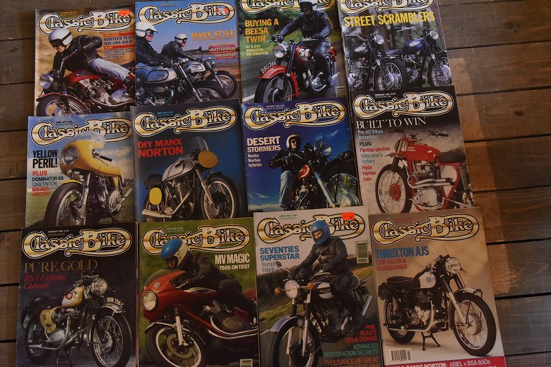 B0904 「Classic Bike」 クラシックバイク　12冊セット　ヴィンテージ　モーターサイクル誌　古本　雑誌