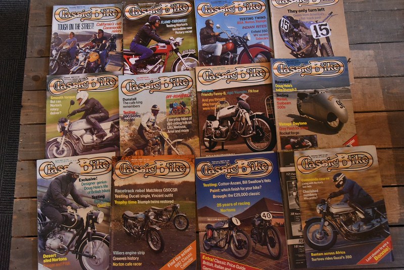 B0906 「Classic Bike」 クラシックバイク　破れあり　12冊セット　ヴィンテージ　モーターサイクル誌　古本　雑誌