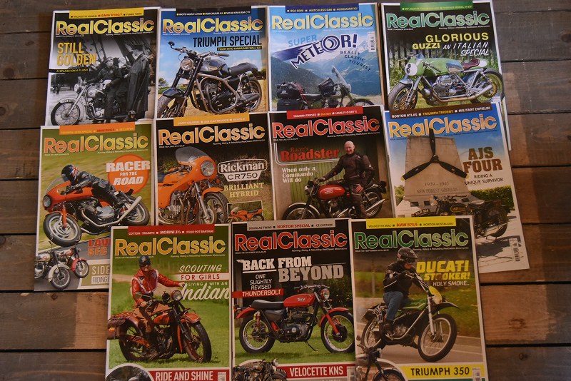 B0908 「Real Classic」 リアルクラシック　11冊セット　ヴィンテージ　モーターサイクル誌　古本　雑誌