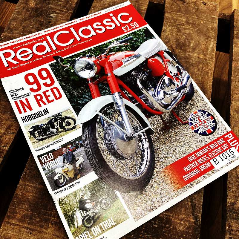 B1016 「Real Classic」リアルクラシック　ヴィンテージバイク　英国車　古本　雑誌|ヴィンテージブック/本/雑誌