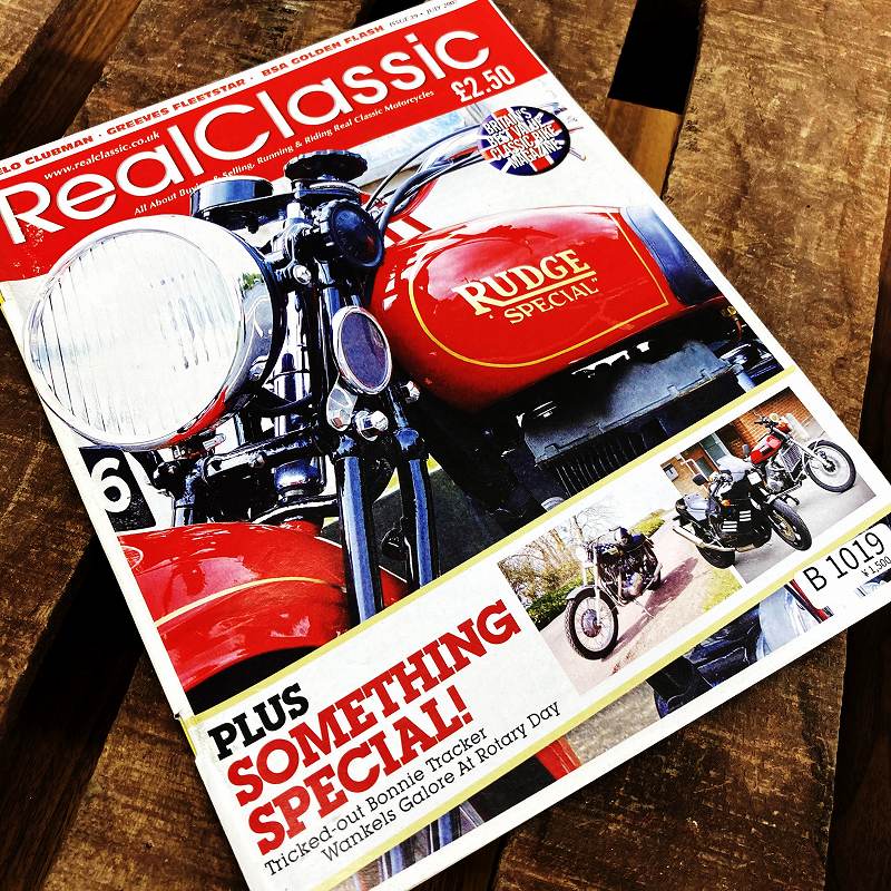 B1019 「Real Classic」リアルクラシック　ヴィンテージバイク　英国車　古本　雑誌|ヴィンテージブック/本/雑誌