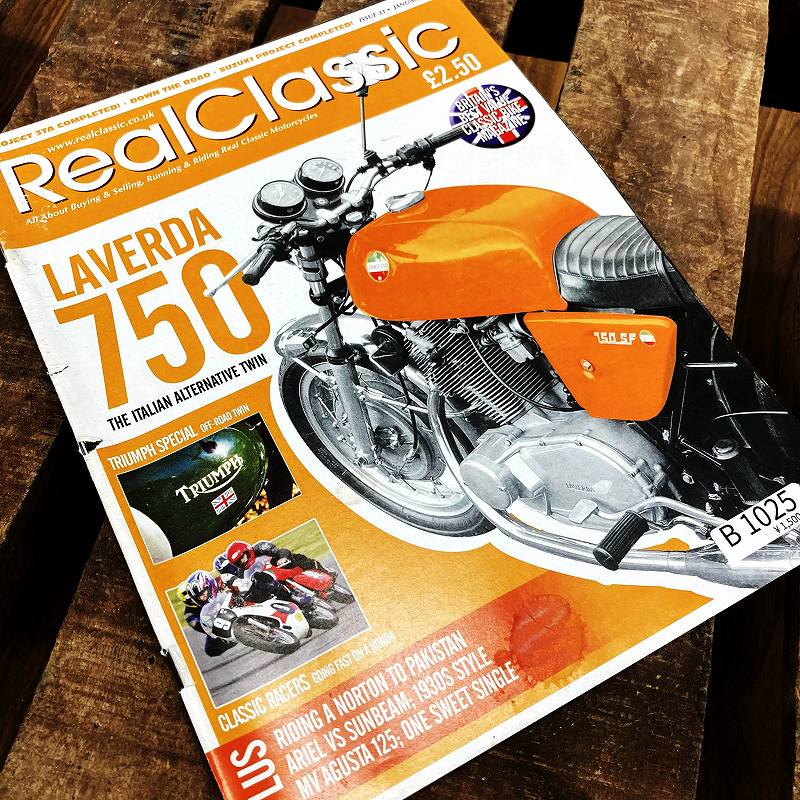 B1025 「Real Classic」リアルクラシック　ヴィンテージバイク　英国車　古本　雑誌|ヴィンテージブック/本/雑誌