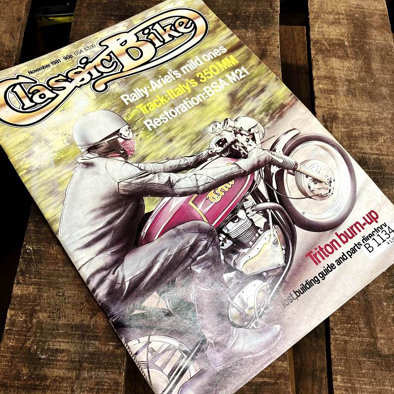 B1134 「Classic Bike」クラッシックバイク ヴィンテージバイク　英国車　古本　雑誌