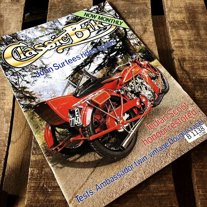 B1138 「Classic Bike」クラッシックバイク ヴィンテージバイク　英国車　古本　雑誌
