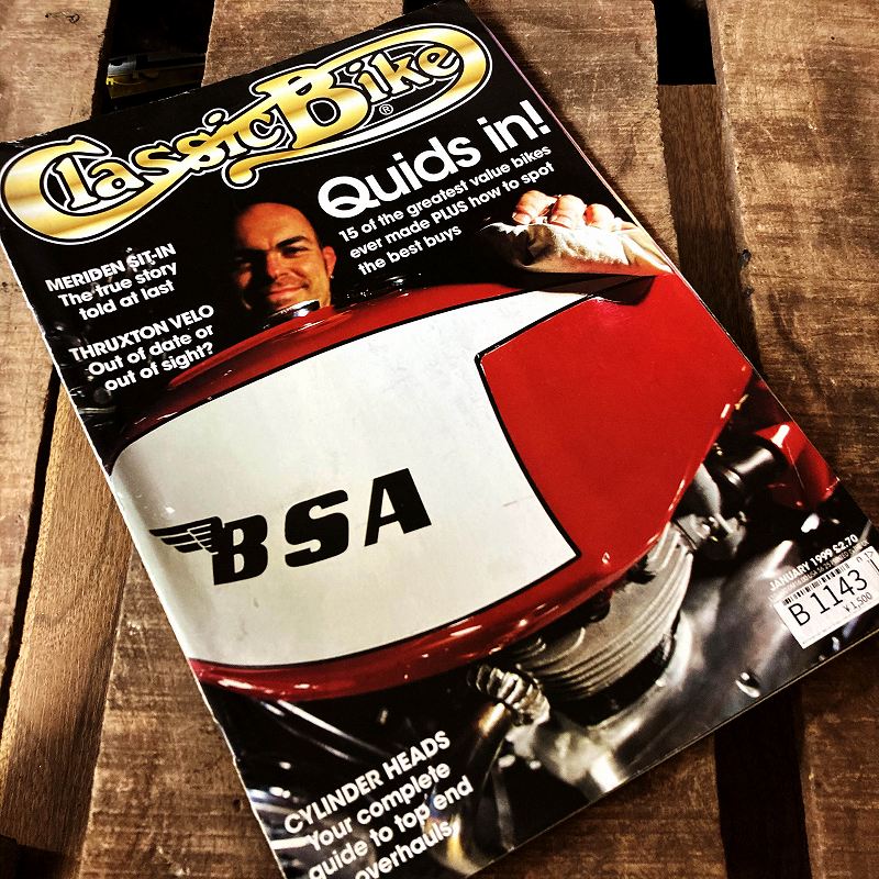 B1143 「Classic Bike」クラッシックバイク ヴィンテージバイク　英国車　古本　雑誌