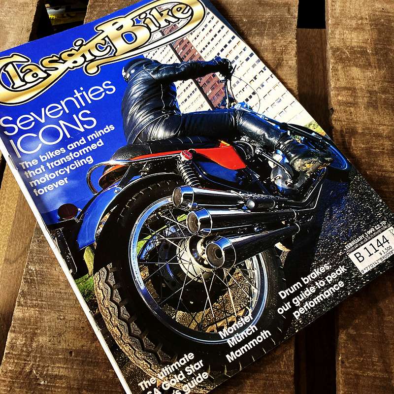 B1144 「Classic Bike」クラッシックバイク ヴィンテージバイク　英国車　古本　雑誌