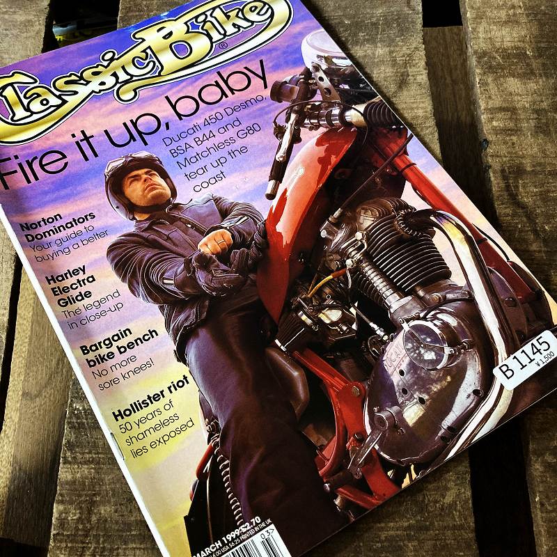 B1145 「Classic Bike」クラッシックバイク ヴィンテージバイク　英国車　古本　雑誌