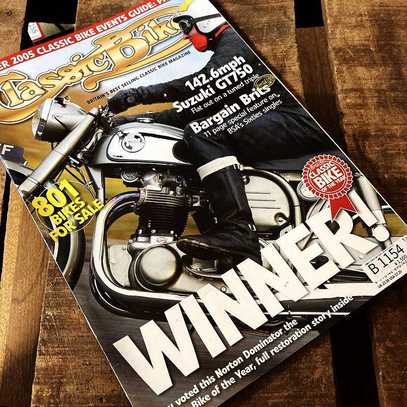 B1154 「Classic Bike」クラッシックバイク ヴィンテージバイク　英国車　古本　雑誌