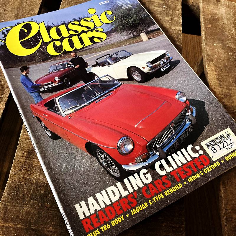 B1212 「Classic cars」クラッシックカー ヴィンテージ　旧車　英国車　古本　雑誌|ヴィンテージブック/本/雑誌