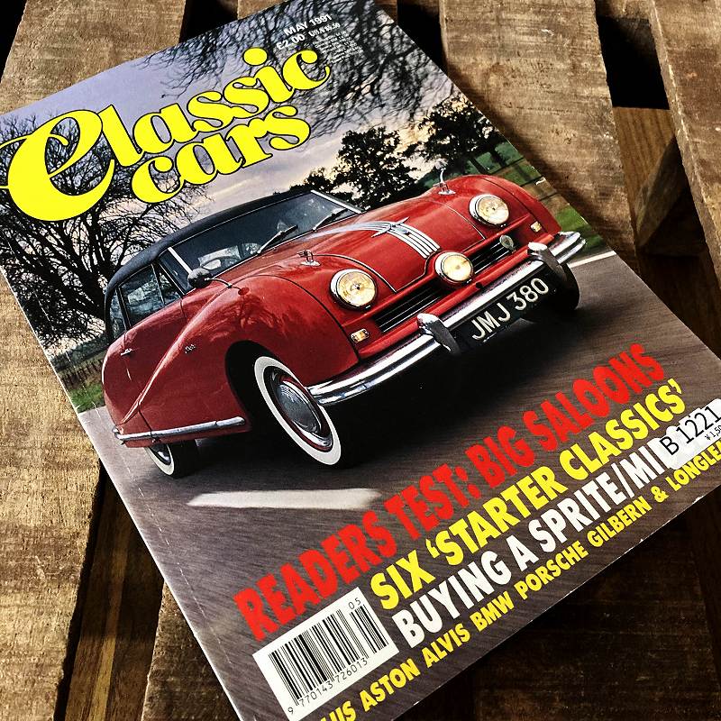 B1221 「Classic cars」クラッシックカー ヴィンテージ　旧車　英国車　古本　雑誌|ヴィンテージブック/本/雑誌