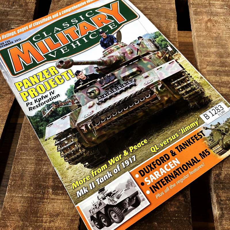 B1283 「CLASSIC MILITARY VEHICLE」クラシックミリタリービークル 軍事　軍用車　英国　古本　雑誌|ヴィンテージブック/本/雑誌