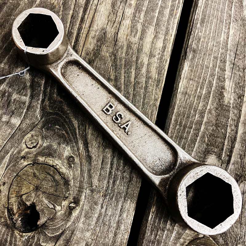 105568 UK ヴィンテージ　スパナ　BSA　ツール　英国 MADE IN ENGLAND