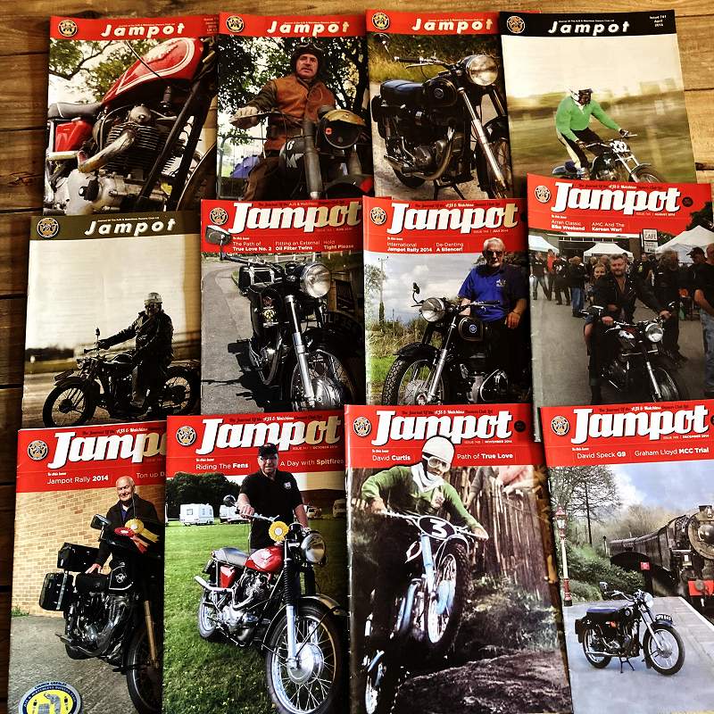 B1371  2014年「JAM POT」 ジャムポット 12冊セット　オーナーズクラブ　会報誌　雑誌　古本　ヴィンテージ
